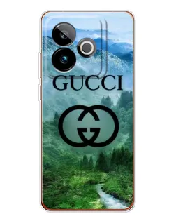 Чехол для Realme GT 7 с картинкой «Gucci — горный пейзаж»