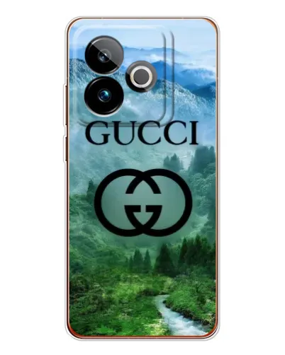 Чехол для Realme GT 7 с картинкой «Gucci — горный пейзаж»