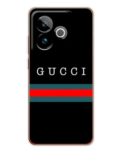 Чехол для Realme GT 7 с картинкой «Gucci — красный пояс»