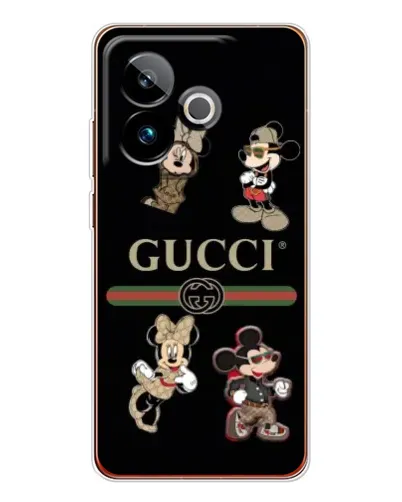 Чехол для Realme GT 7 с картинкой «Gucci — герои Disney и монограмма» Чехол для Realme GT 7 с картинкой «Gucci — герои Disney и монограмма»