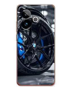 Чехол для Realme GT 7 с картинкой «Колесо BMW вблизи» Чехол для Realme GT 7 с картинкой «Колесо BMW вблизи»
