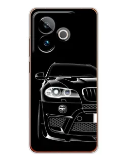 Чехол для Realme GT 7 с картинкой «Темный силуэт BMW» Чехол для Realme GT 7 с картинкой «Темный силуэт BMW»