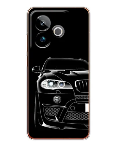 Чехол для Realme GT 7 с картинкой «Темный силуэт BMW» Чехол для Realme GT 7 с картинкой «Темный силуэт BMW»