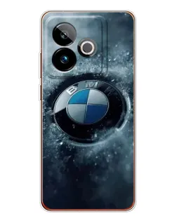 Чехол для Realme GT 7 с картинкой «Логотип BMW — лед» Чехол для Realme GT 7 с картинкой «Логотип BMW — лед»