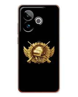 Чехол для Realme GT 7 с картинкой «PUBG — оранжевый градиент»