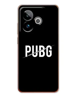 Чехол для Realme GT 7 с картинкой «PUBG — белый логотип»