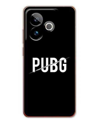 Чехол для Realme GT 7 с картинкой «PUBG — белый логотип» Чехол для Realme GT 7 с картинкой «PUBG — белый логотип»