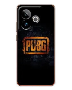 Чехол для Realme GT 7 с картинкой «PUBG — золотой логотип»