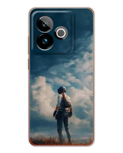 Чехол для Realme GT 7 с картинкой «Герой PUBG на скале» Чехол для Realme GT 7 с картинкой «Герой PUBG на скале»