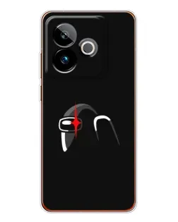 Чехол для Realme GT 7 с картинкой «Among Us шлем»