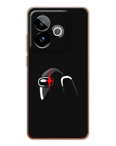 Чехол для Realme GT 7 с картинкой «Among Us шлем» Чехол для Realme GT 7 с картинкой «Among Us шлем»
