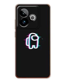 Чехол для Realme GT 7 с картинкой «Among Us неон»