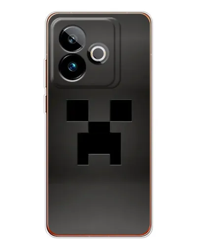 Чехол для Realme GT 7 с картинкой «Черный крипер градиент»