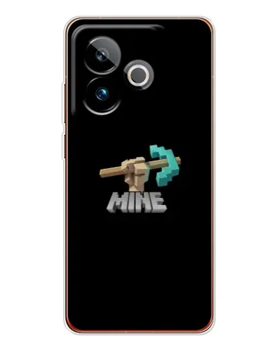 Чехол для Realme GT 7 с картинкой «Алмазная кирка»