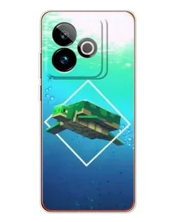 Чохол для Realme GT 7 з картинкою «Черепаха Minecraft» Чохол для Realme GT 7 з картинкою «Черепаха Minecraft»