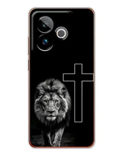 Чехол для Realme GT 7 с картинкой «Лев и Крест» Чехол для Realme GT 7 с картинкой «Лев и Крест»