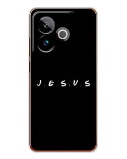 Чехол для Realme GT 7 с картинкой «Точки веры J.E.S.U.S.»