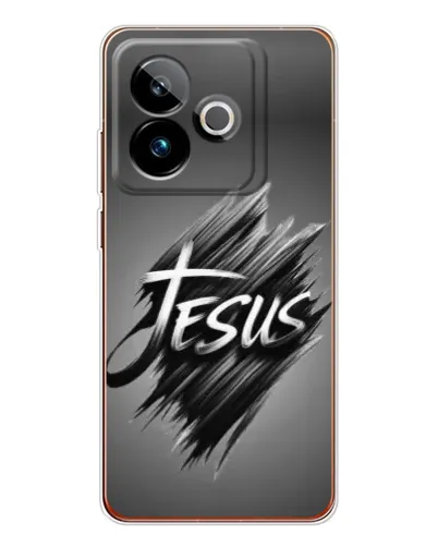 Чехол для Realme GT 7 с картинкой «Надпись Jesus Graffiti»