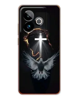 Чехол для Realme GT 7 с картинкой «Голубь и Свет»