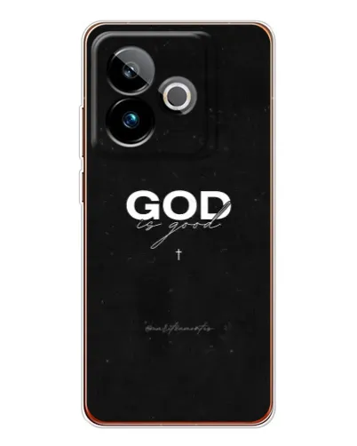 Чехол для Realme GT 7 с картинкой «GOD — Бог над всем»