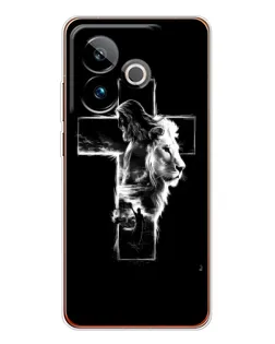 Чехол для Realme GT 7 с картинкой «Сияющий крест Jesus» Чехол для Realme GT 7 с картинкой «Сияющий крест Jesus»