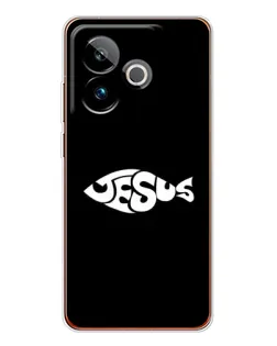 Чехол для Realme GT 7 с картинкой «Рыба Jesus» Чехол для Realme GT 7 с картинкой «Рыба Jesus»