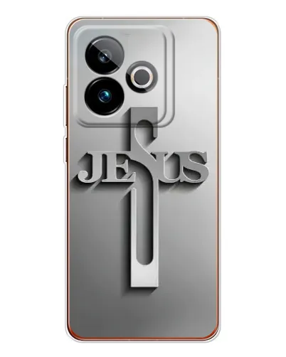 Чехол для Realme GT 7 с картинкой «Металлический крест Jesus» Чехол для Realme GT 7 с картинкой «Металлический крест Jesus»