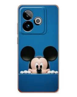 Чехол для Realme GT 7 с картинкой «Микки выглядывает» Чехол для Realme GT 7 с картинкой «Микки выглядывает»