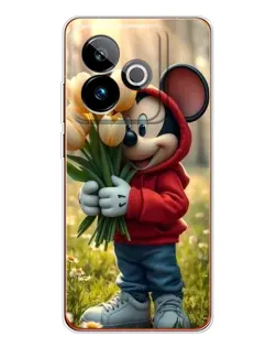 Чехол для Realme GT 7 с картинкой «Микки с тюльпанами» Чехол для Realme GT 7 с картинкой «Микки с тюльпанами»