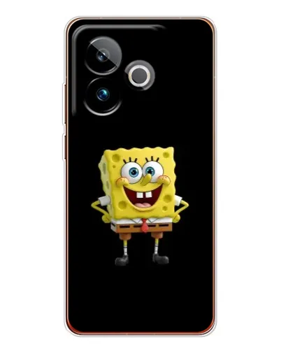 Чехол для Realme GT 7 с картинкой «Классический Губка Боб»