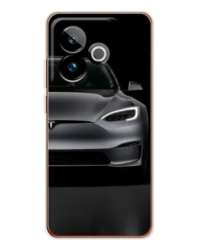 Чехол для Realme GT 7 с картинкой «Tesla Model S Look» Чехол для Realme GT 7 с картинкой «Tesla Model S Look»