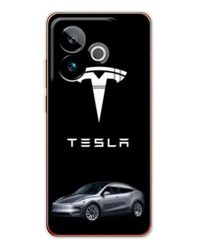 Чехол для Realme GT 7 с картинкой «Tesla Model Y» Чехол для Realme GT 7 с картинкой «Tesla Model Y»