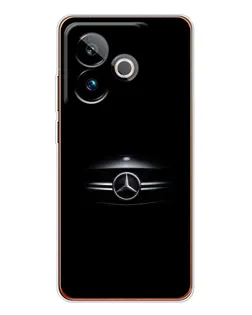Чехол для Realme GT 7 с картинкой «Mercedes — абстрактные линии» Чехол для Realme GT 7 с картинкой «Mercedes — абстрактные линии»