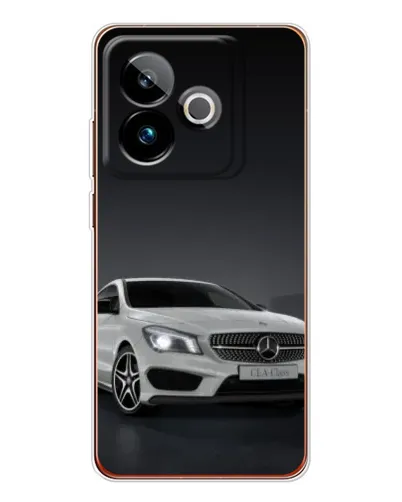 Чехол для Realme GT 7 с картинкой «Mercedes AMG GT Silver»