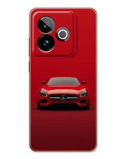 Чехол для Realme GT 7 с картинкой «Красный Mercedes AMG»