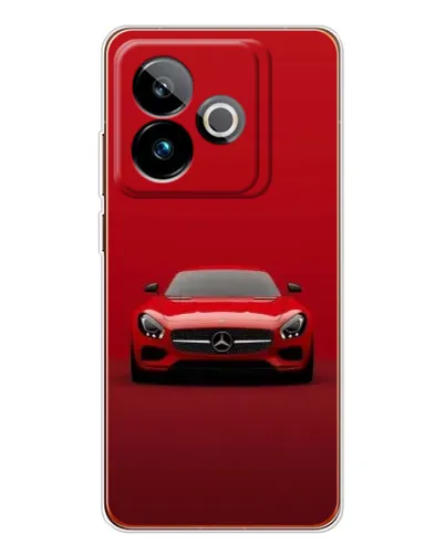Чехол для Realme GT 7 с картинкой «Красный Mercedes AMG»