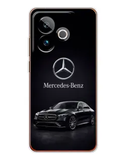 Чехол для Realme GT 7 с картинкой «Mercedes — решетка радиатора»