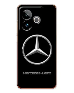 Чехол для Realme GT 7 с картинкой «Mercedes Silver Logo»