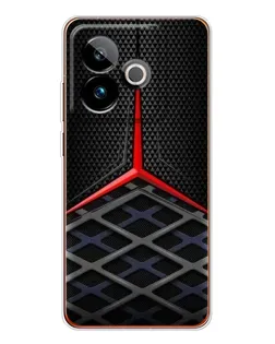 Чехол для Realme GT 7 с картинкой «Mercedes Carbon Grid»