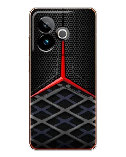 Чехол для Realme GT 7 с картинкой «Mercedes Carbon Grid»