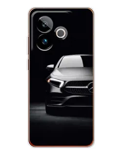 Чехол для Realme GT 7 с картинкой «Свет фар Mercedes»