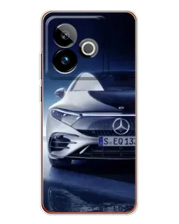 Чехол для Realme GT 7 с картинкой «Mercedes EQ — будущее»