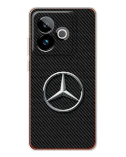 Чехол для Realme GT 7 с картинкой «Карбоновый Mercedes стиль»