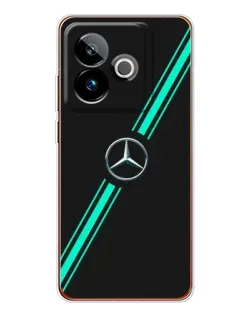 Чехол для Realme GT 7 с картинкой «Спортивные линии Mercedes»