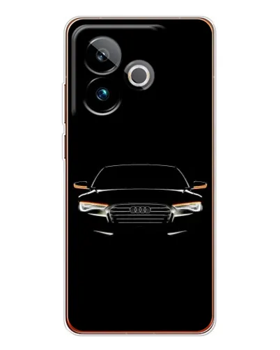 Чехол для Realme GT 7 с картинкой «Audi — ночной контур»