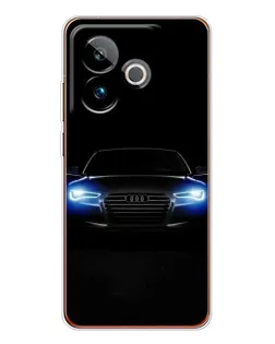 Чехол для Realme GT 7 с картинкой «Audi в неоне»