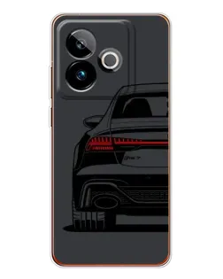 Чехол для Realme GT 7 с картинкой «Задняя часть Audi — арт»