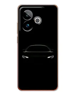 Чехол для Realme GT 7 с картинкой «Взгляд Audi в темноте»