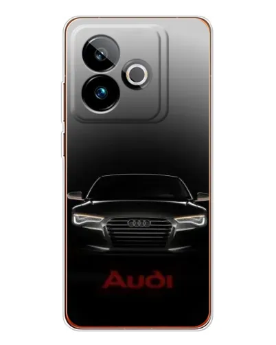 Чехол для Realme GT 7 с картинкой «Audi — градиентный контур»
