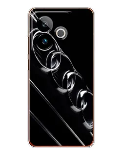 Чехол для Realme GT 7 с картинкой «Audi — абстрактные кольца»